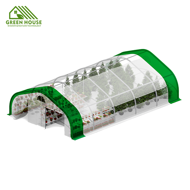 Custom single layer greenhouse plastic film hot sale medical plant shade sun deprivation greenhouse for sale