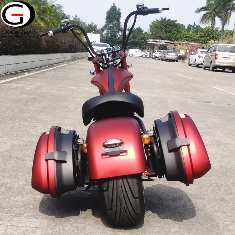 Высокоскоростной мотоцикл Gaea M1 2000 Вт, 60 В, 75 км/ч, Электрический скутер для взрослых с большими колесами, дешевый Citycoco с EEC