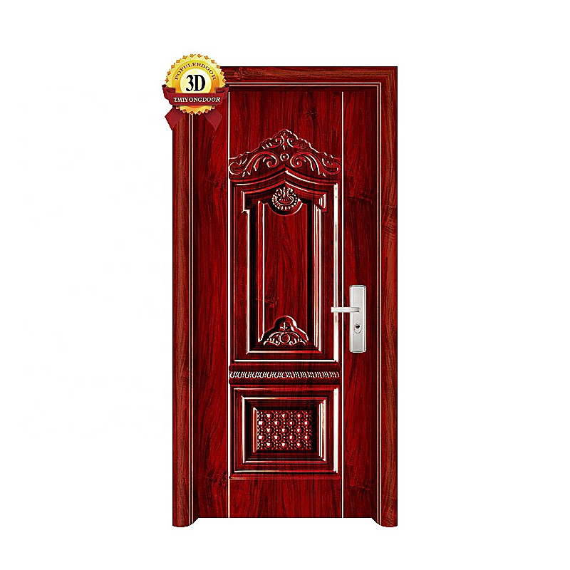 Factory Supply Modern Cheap Exterior Door Front Security Steel Door