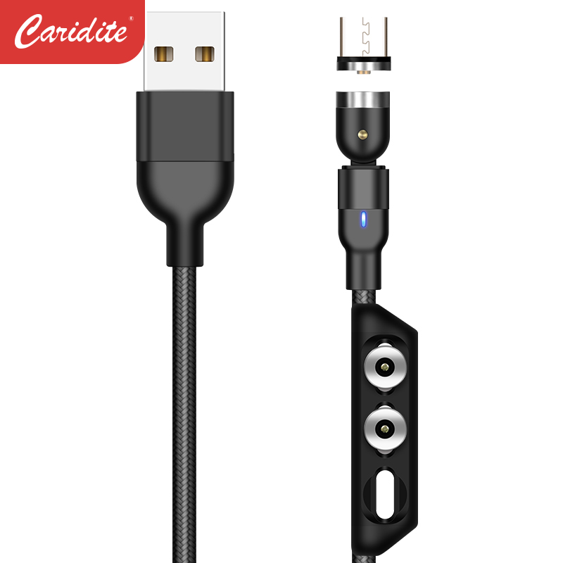 3 в 1 Usb кабель вращение 540 градусов Магнитный кабель оптовая продажа с фабрики Новый продукт 2020 Amazon Лидер продаж Магнитный зарядный кабель