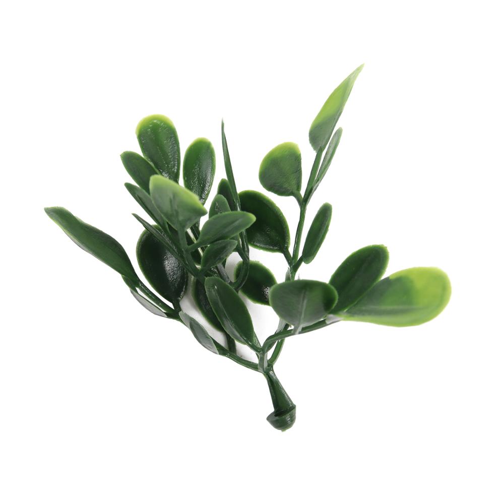 Customized Artificial Boxwood Hedge Leaves Faux Foliage Green Garden Wall Mat For Garden Home Outdoor Decoration