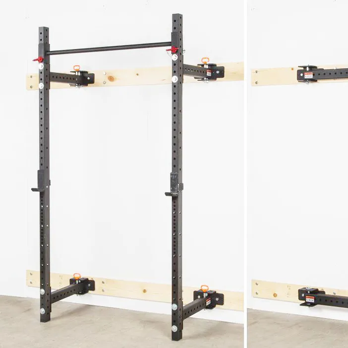 Tiger Sports Home Gym Adjustable Equipment Wall Mounted Foiding Power Rack