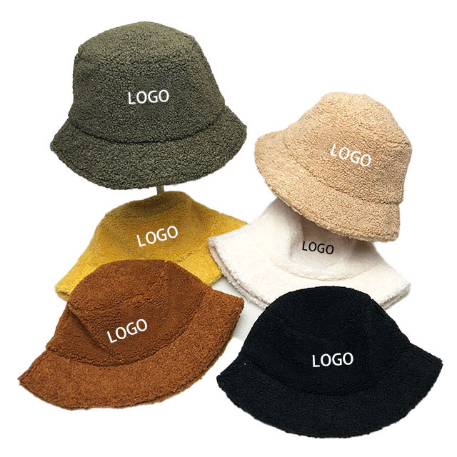 Drop Shipping Letter Embroidered Hats With Custom Logo Wool Winter New Hat 2021 Bucket Hat For Women
