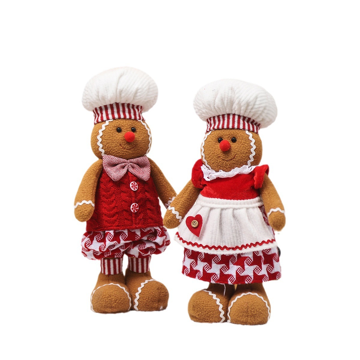 Unique Design Popular Sale Christmas Decorations Cartoon Gingerbread Man Doll Pendent Christmas Supplier