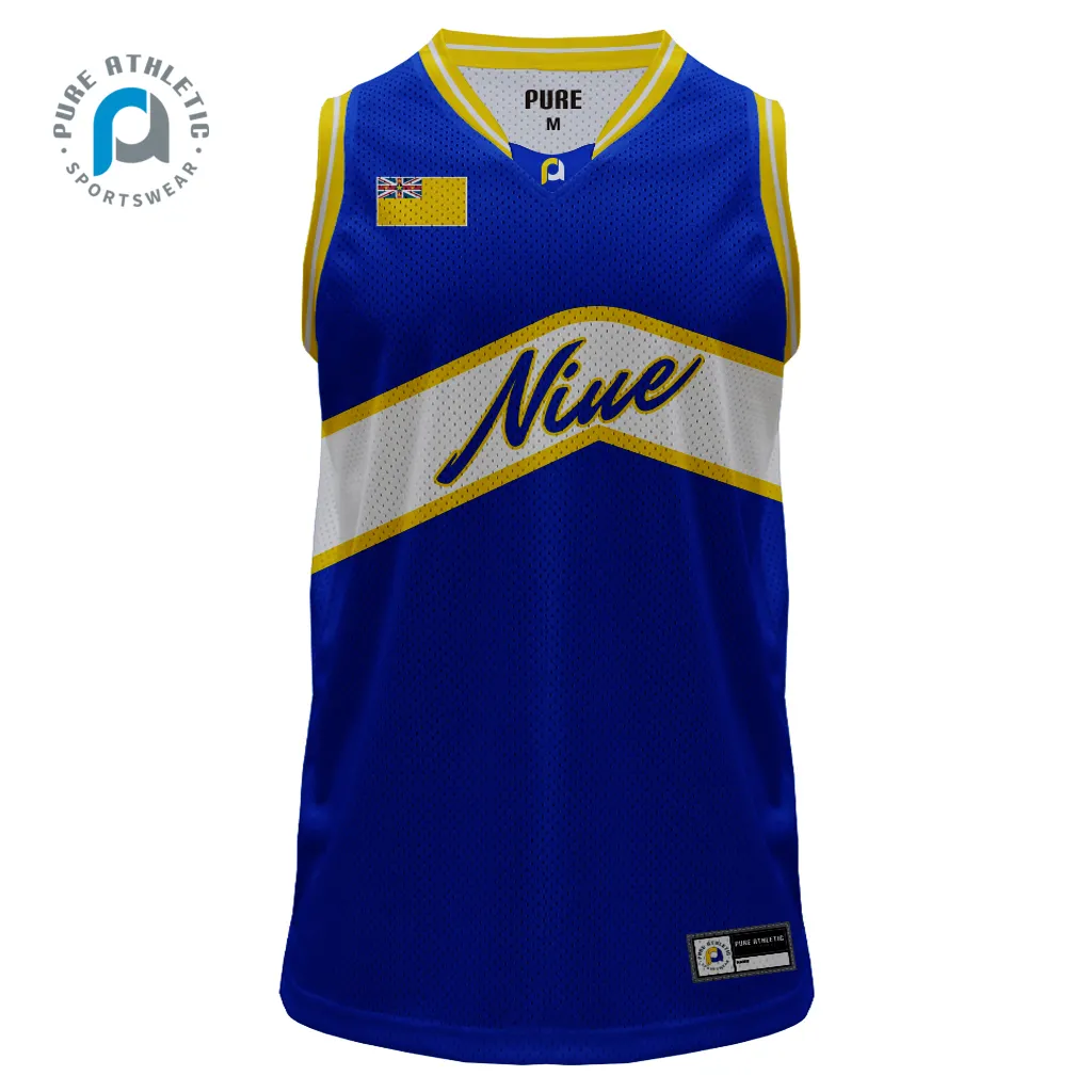 Basketball Jersey Sublimation PURE NIUE Custom Team Wear Mesh Sublimation Printed Wholesale Workout Basketball Jersey Uniform Men Adult Youth