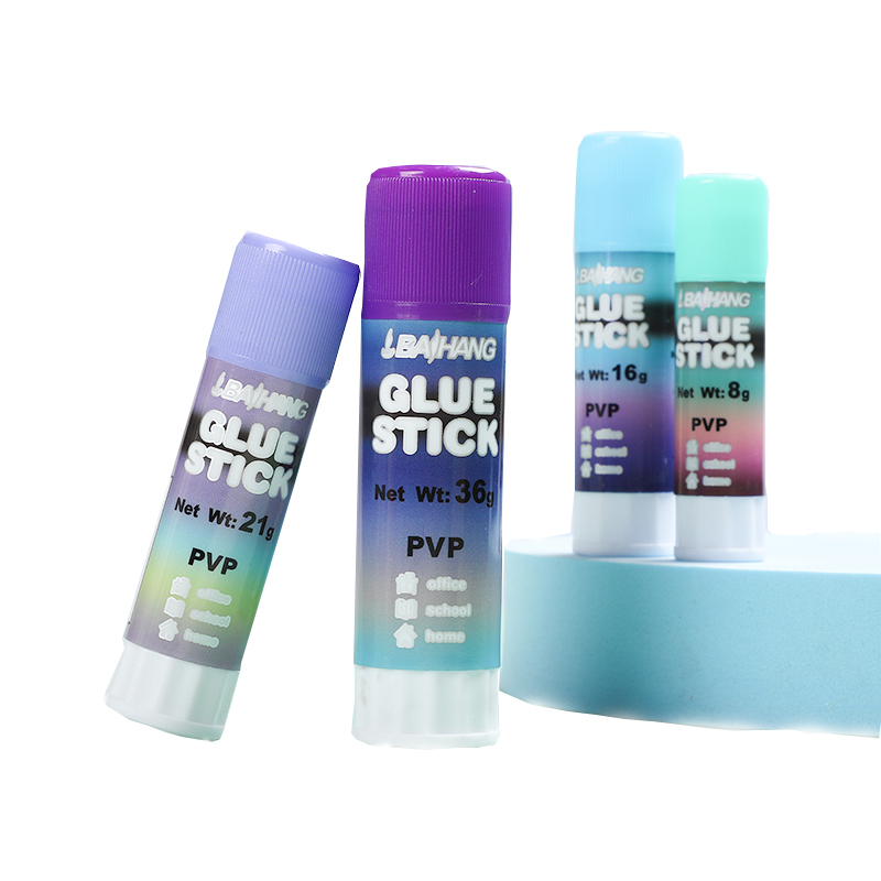 Non-toxic PVP 8g/16g/21g/36g washable universal school white solid glue stick