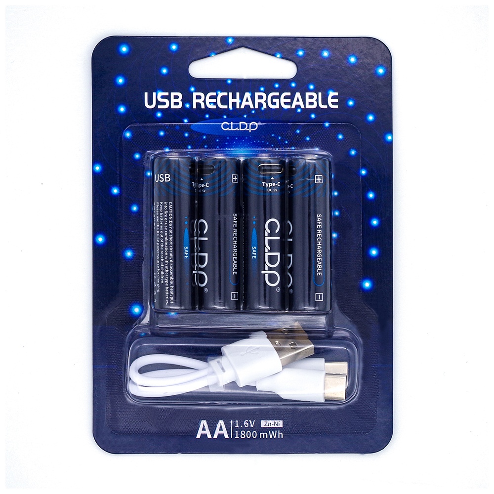 CLDP new design Zinc Nickel 1.6V electric toys AA rechargeable batteries
