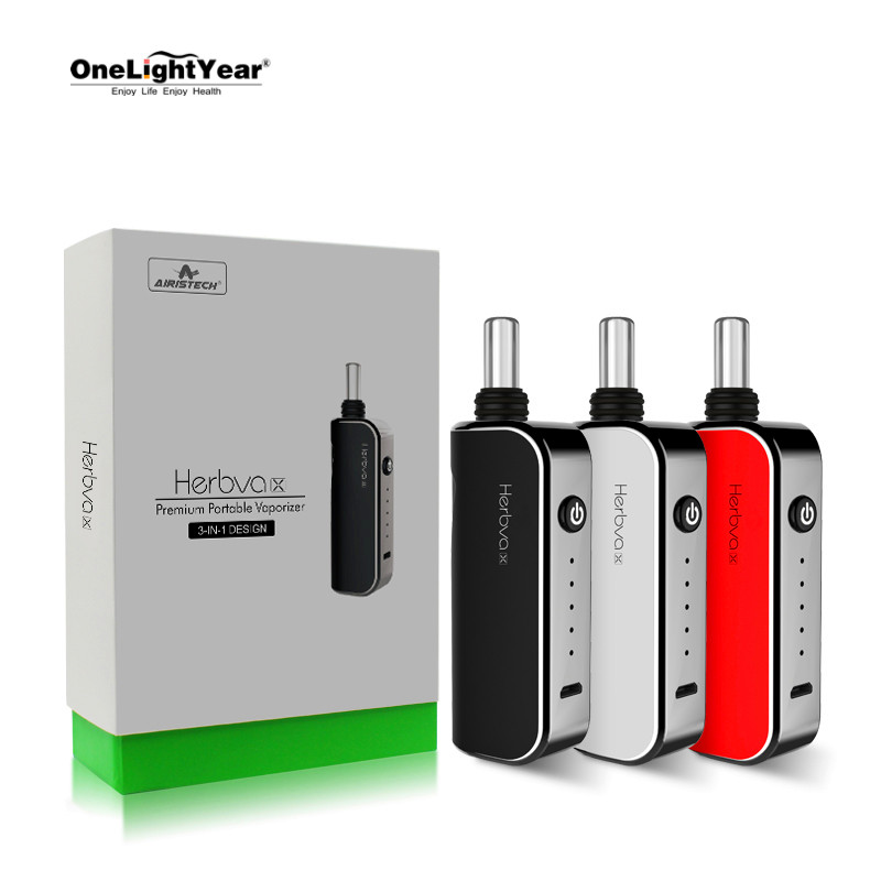 Воск распылитель vape ручка сухой травы распылитель ручка Airis Herbva X Многофункциональный светодиодный полный испаритель приходят от одного свето