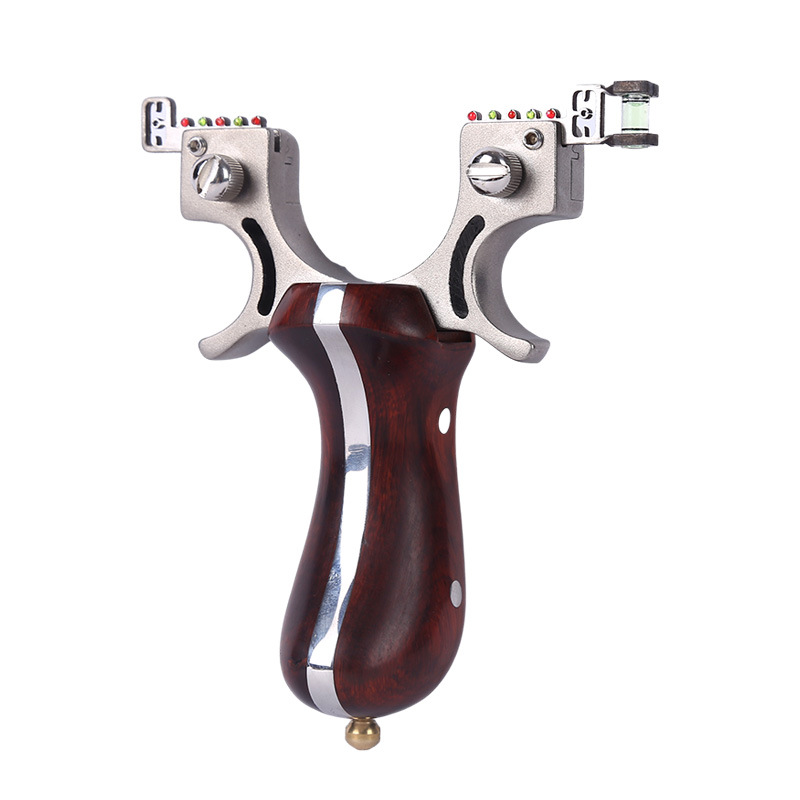 Slingshot Steel98kNew Arrival Laser Outdoor Competitive Adult Steel Plate Dragon Slingshot Quick Press Solid Wood Slingshot