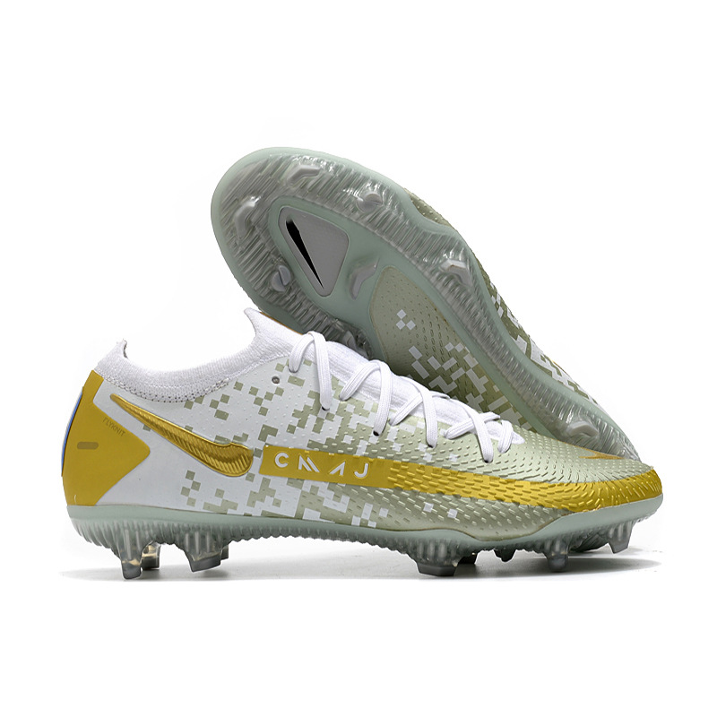 Foreign trade Sapatos de futebol men's football shoes rubber antiskid natural lawn training soccer sneakers