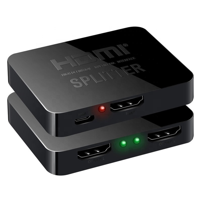 Разветвитель 1 вход 2 выхода 4K HDMI аудио видео разветвитель 1 в 2 Выход HDMI разветвитель V1.4 для нескольких мониторов