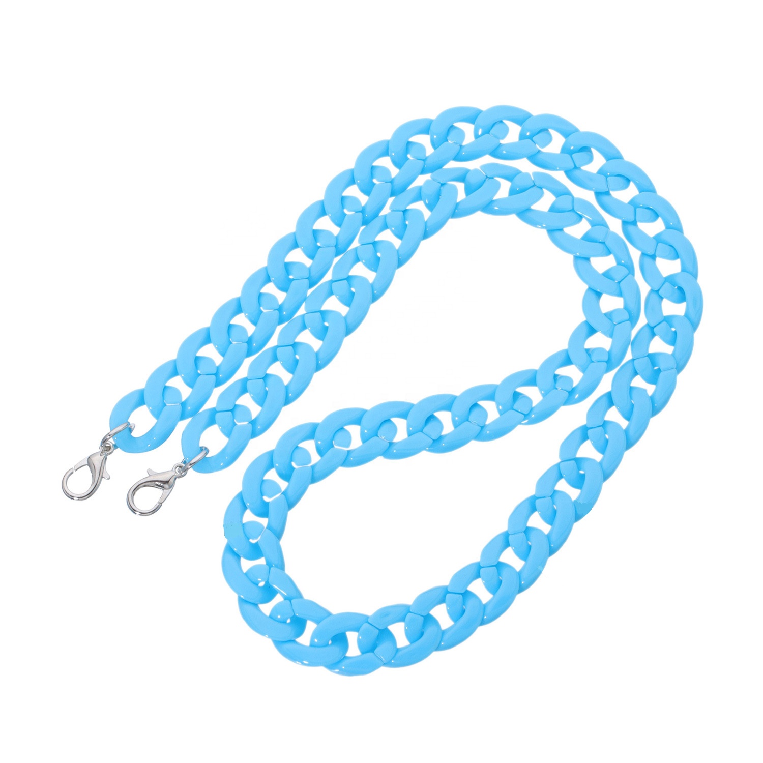 Trendy Hot Fashion Acrylic Hanging Neck Chain Sunglasses Chain Acetic acid Lanyard Cord