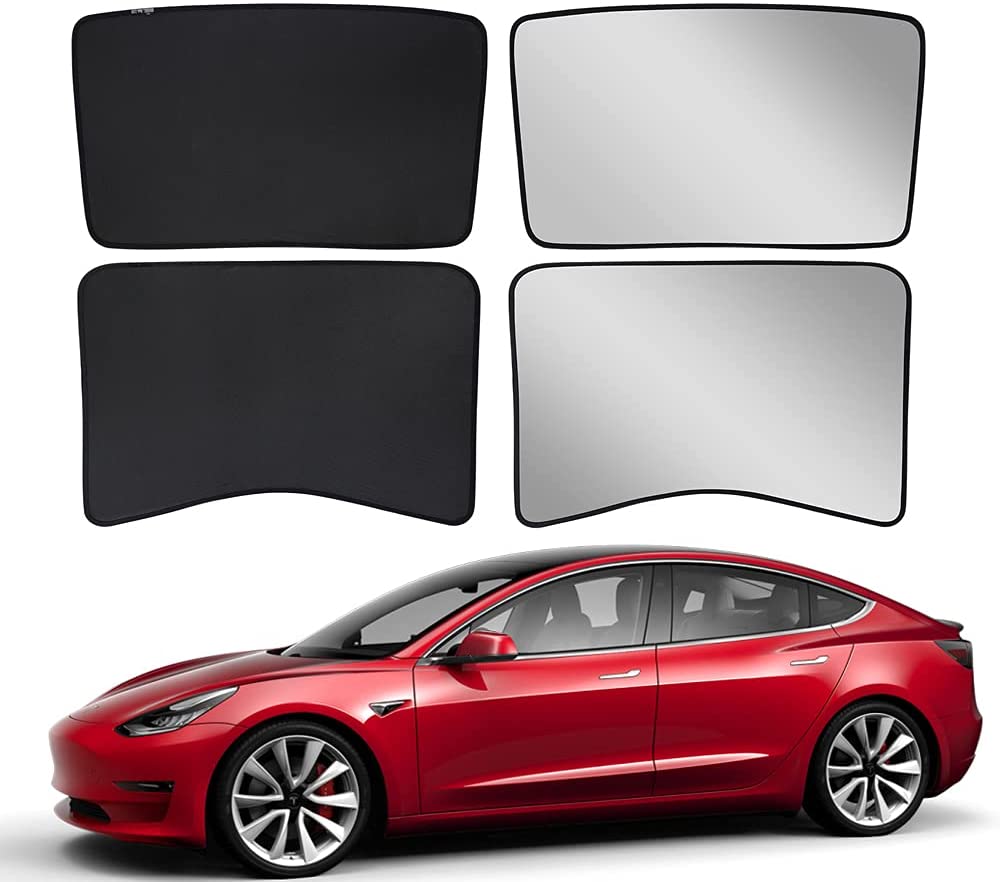 Солнцезащитный козырек для переднего и заднего стекла Tesla Model 3