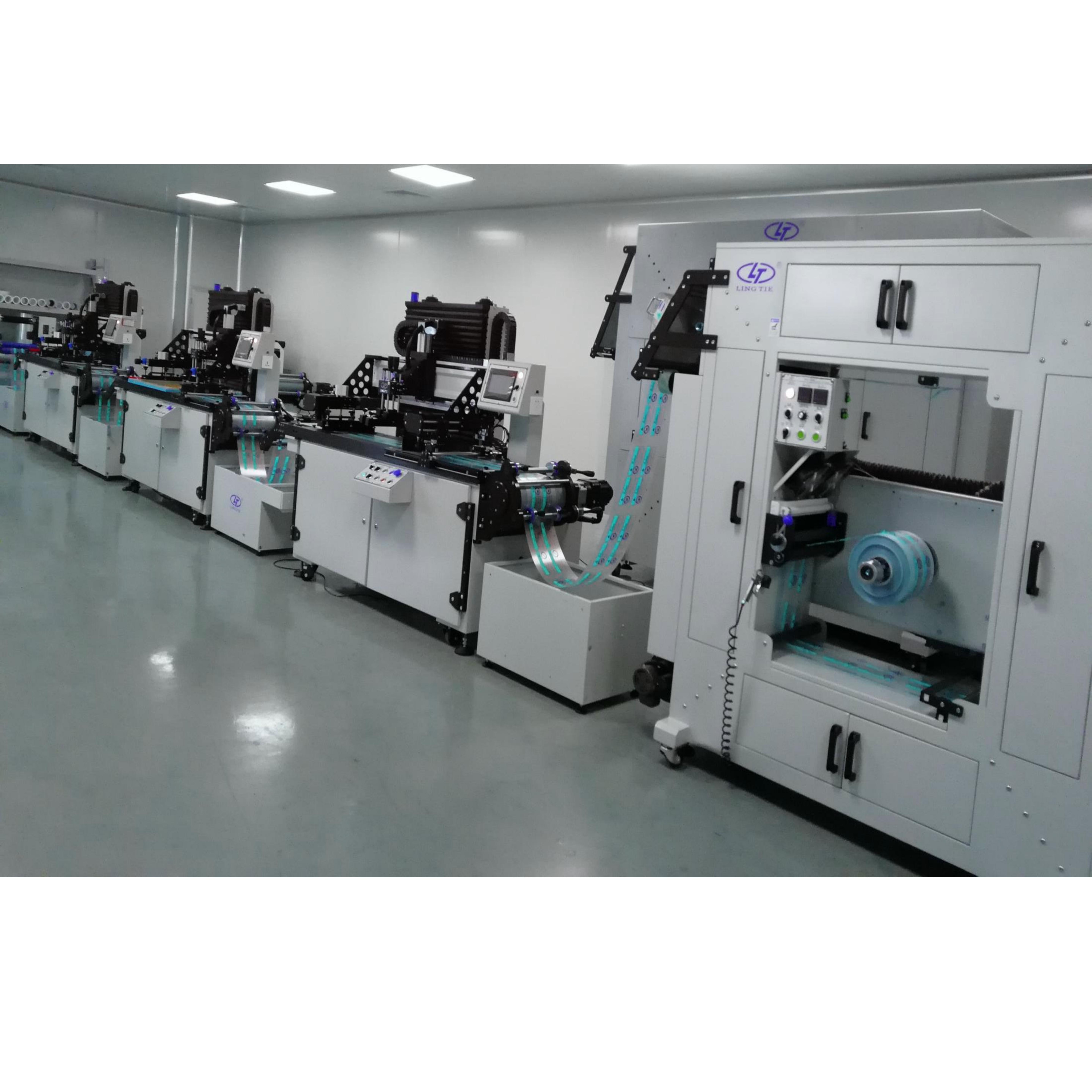 Reflective Label Automatic Roll to Roll Film Screen Printing Machine Multi Color Printing Machine
