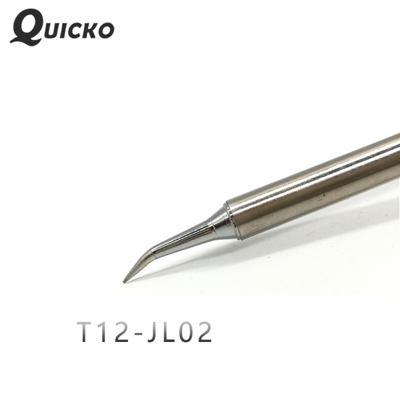 QUICKO T12-JL02 серии жало паяльника сварочные головки для FX9501 FX951 ручка Quicko T12 OLED & LED паяльная станция