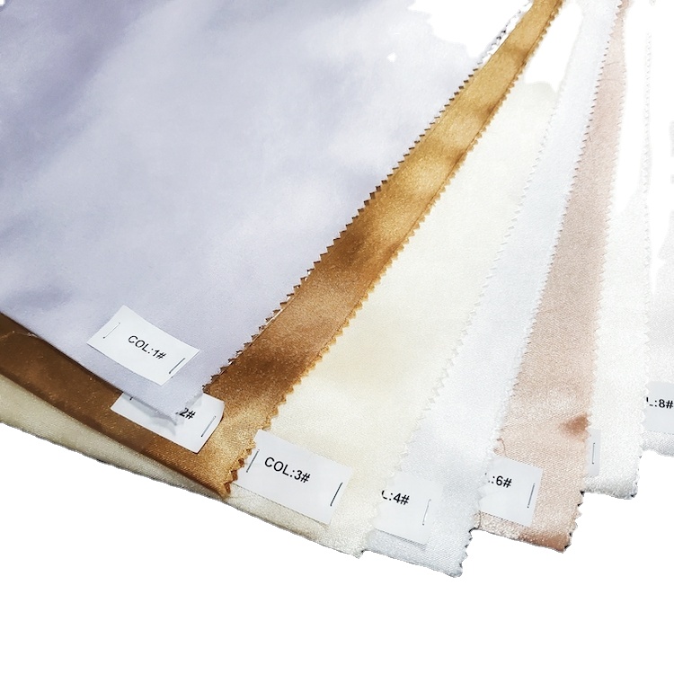 Wholesale good quality bridal satin fabric for box lining
