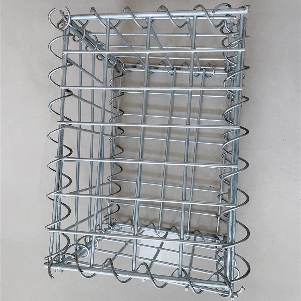 Customized Galvanized Wire Mesh 2*1*1m Gabion Basket Stone Cage Easy Installation Gabion Box