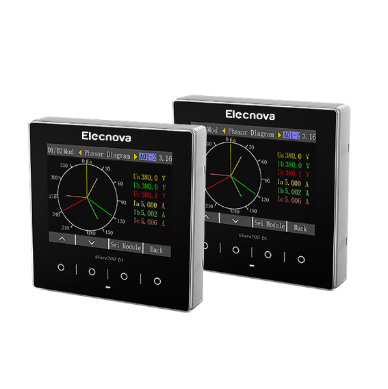 Sfere700-D1 емкостные кнопки компактный дизайн TFT дисплей Многоканальный измеритель мощности