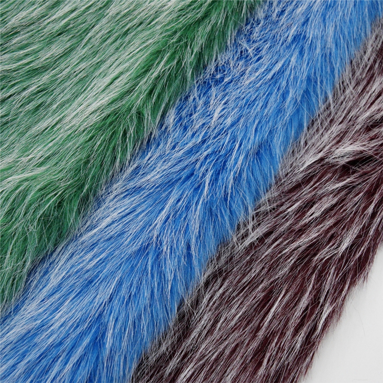 High Quality Plush Long Pile 40Mm Fake Faux Fur Fabric By The Yard