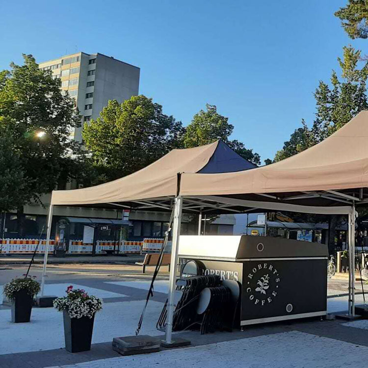 trade show heavy duty 40mm aluminium gazebo with waterproof canopy for outdoor