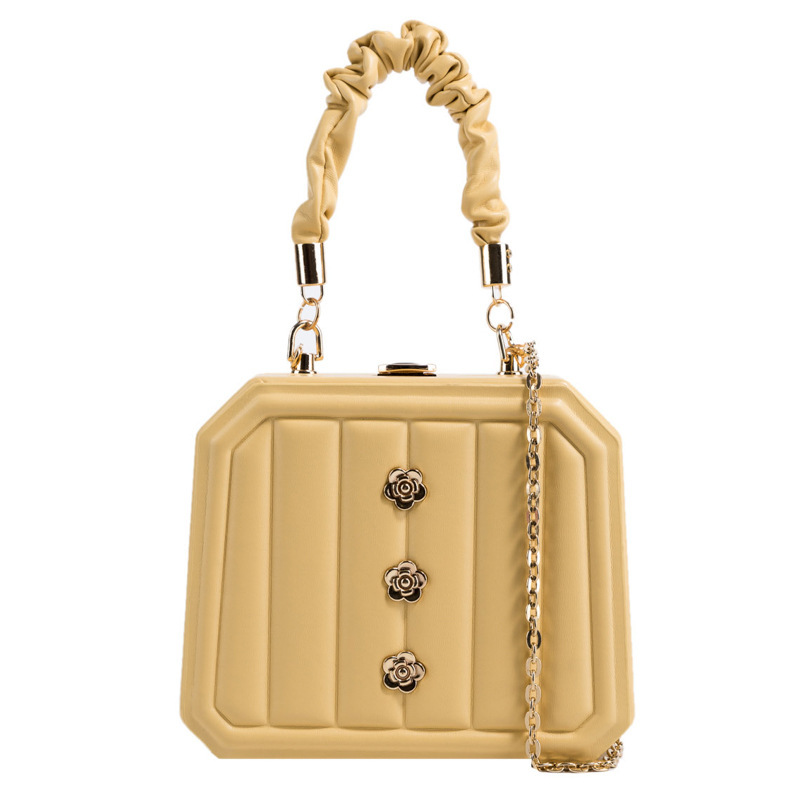 Luxury design classic women handbag large sling shoulder bag with cute flowers