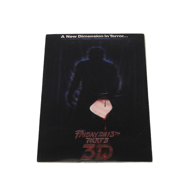 Индивидуальная печатная стандартный размер ПВХ 3d линзовидная почтовая карта