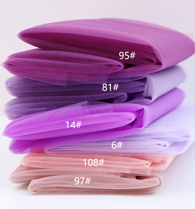 100% Nylon tulle Bridal Mesh Net Veil Tulle Decoration Fabric Dress tulle mesh fabric
