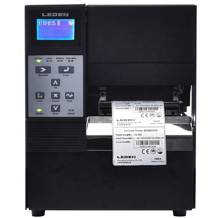 Hot Selling Head Industrial Embedded Ribbon Portable Thermal Transfer 300Dpi barcode printer