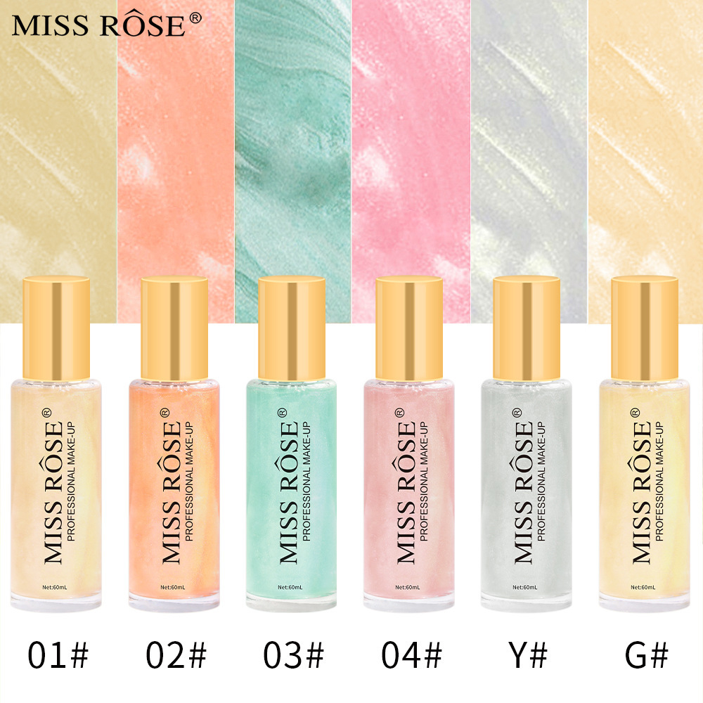 Wholesale High-Gloss Liquid Body Glitter Spray for Water Liquid Brightening for Makeup Products for Foreign Trade
