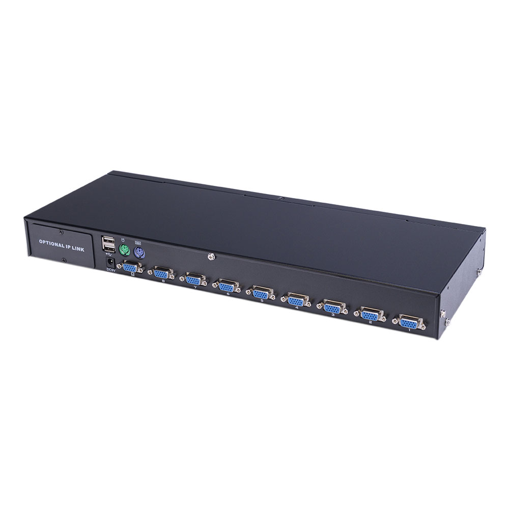 Supports 1080P Resolution with IP Option OSD Selection Computer Standard Alone 8 Port VGA KVM Switch