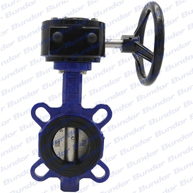 Bundor DN50-1200 150LB червь шестерни работает вафли бабочка клапан цена список