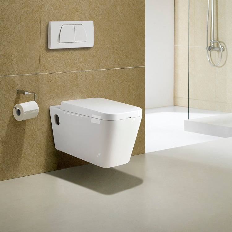 China Supplier Luxury Bathroom Multicolor Wall Mounted Toilet Sanitary Ware Wall Hung Ceramic Toilets For Sale