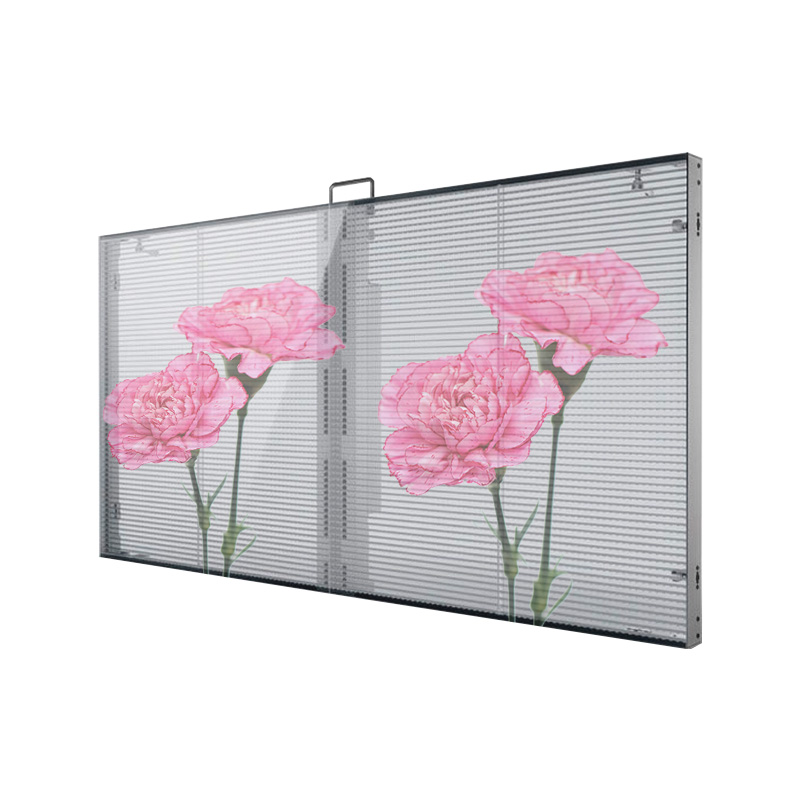 Outdoor P3.91 -7.82 Transparent Advertising Led Video Wall Panel outdoor Transparent Glass Led Screen Display