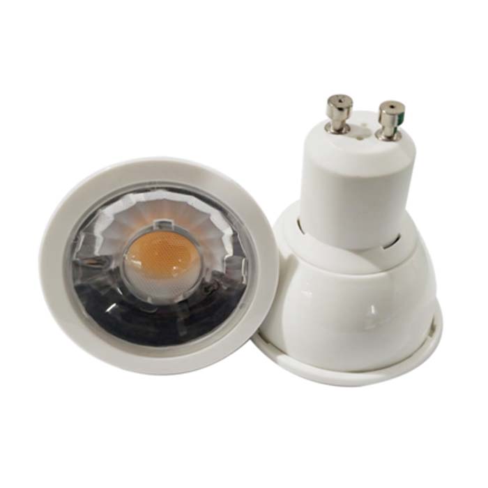 Крытый 38 градусов Gu10 Cob 5w Светодиодный прожектор 2700 K-6500 K