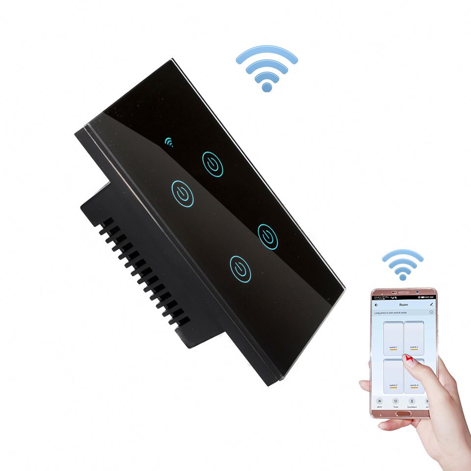 2021 Новый Au Wi-Fi выключатель света Rs485 Modbus сенсорный выключатель Smart кнопочный переключатель домашняя вилка зарядного устройства