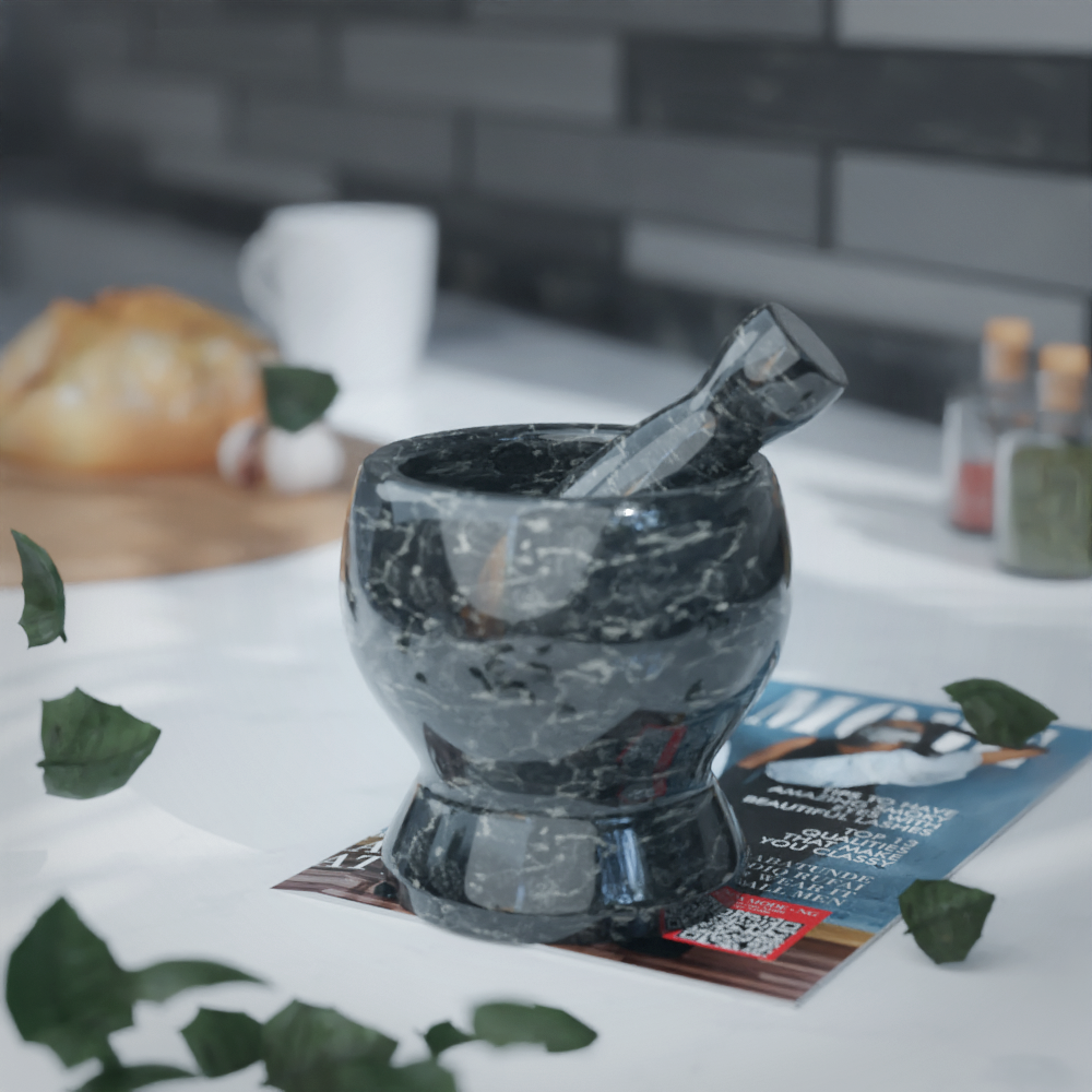 Wholesale Custom OEM Natural Stone Mortar And Pestle