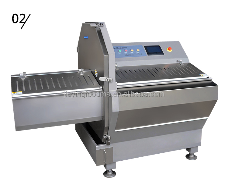 Professionally Factory  Manufactured High Efficiency Automatic Frozen Beef Bacon  Mutton Meat Slicer Machine