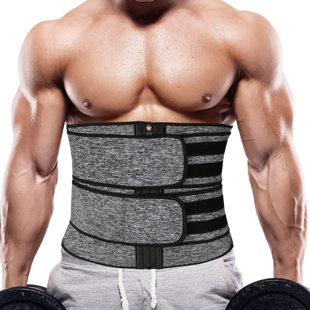 Mens Neoprene Waist Trainer Belt Body Shaper Slimming Shapwear Weight Loss Fat Burning Tummy Control Tummy Shaper