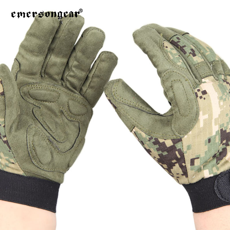 Emerosngear Тактические Легкие камуфляжные перчатки с закрытыми пальцами армейские тренировочные перчатки