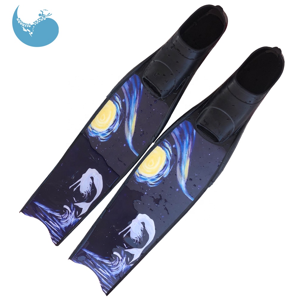 2019 высокое качество custom freediving длинные плавники для тренировок и дайвинга