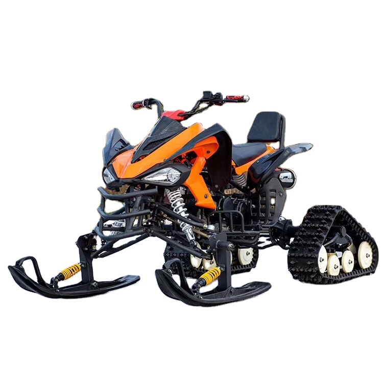 200cc ATV Снегоход гусеничные сани для пересеченной местности лыжный автомобиль бензиновый гусеничный лыжный автомобиль
