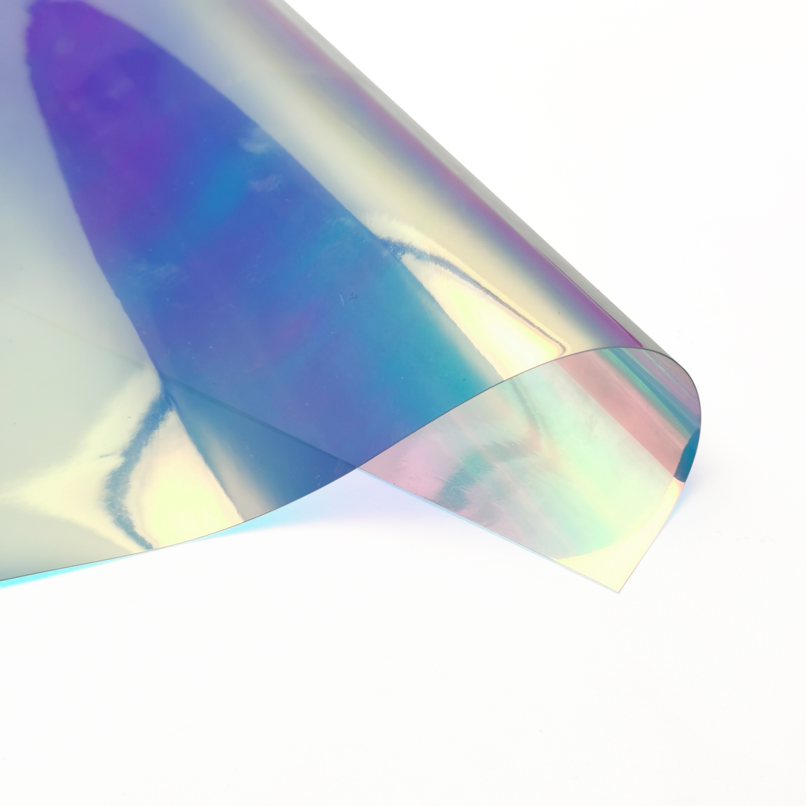 symphony iridescent TPU film 0.4 holographic semi transparent for background