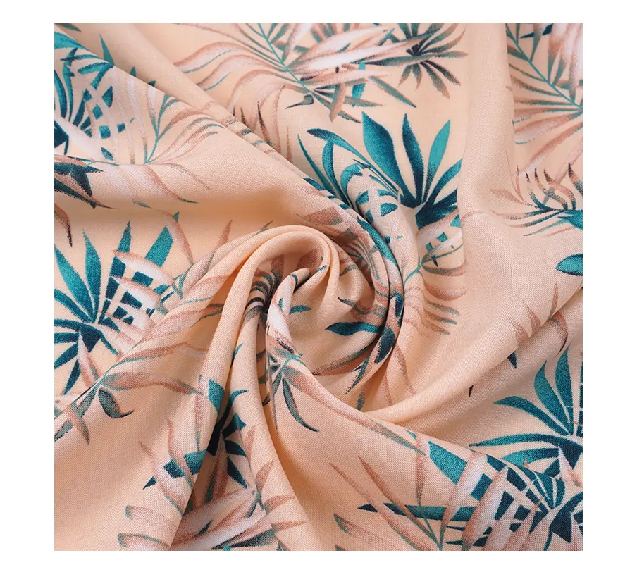 Stock lot 100%rayon printing fabric woven plain rayon fabric for sarong dress