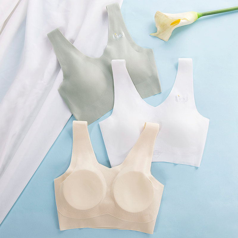 2021 High Quality Summer Comfortable Wire Free Seamless School Teenage Young Girls Bra