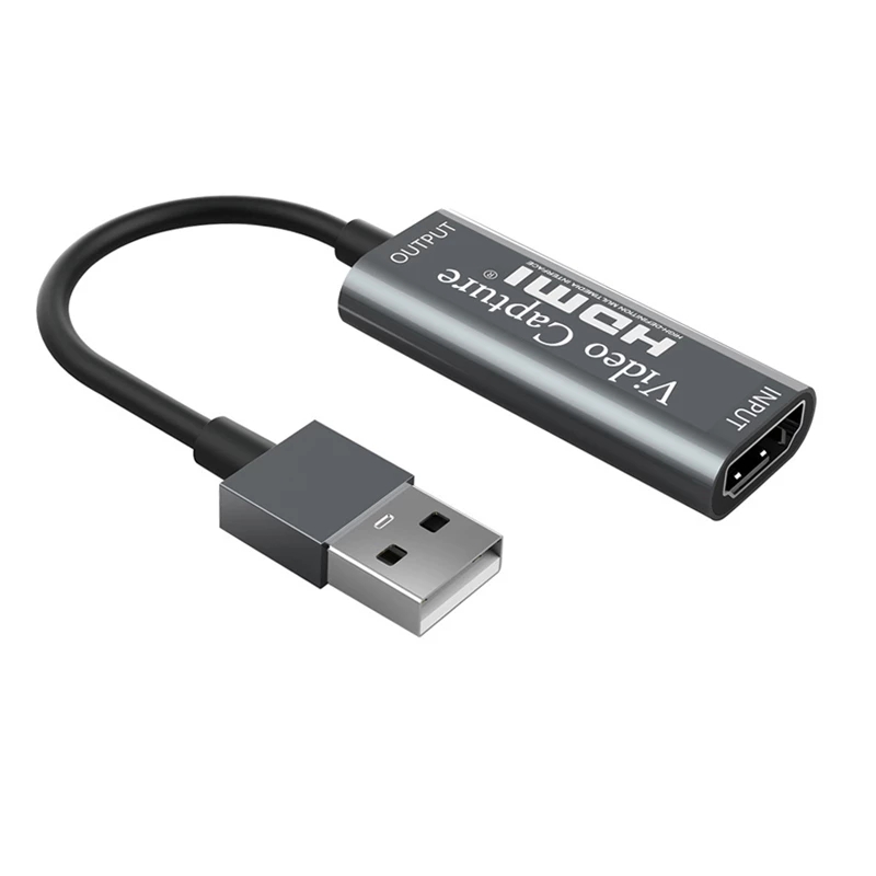 Портативный карта видеозахвата HDMI к USB 2,0 Видео HD1080P Live захвата игра передачу данных для просмотра DVD видеокамеры записывающей камеры