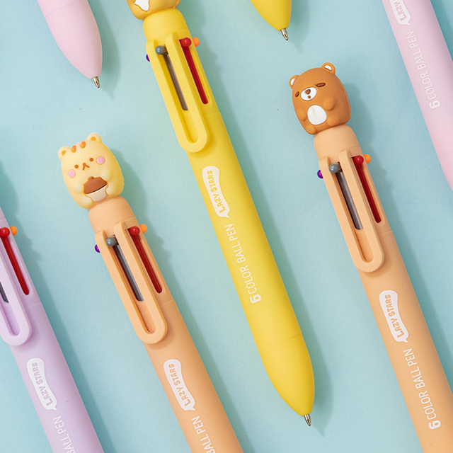 2021 Hot selling cartoon animal shape ballpoint gift pen for students
