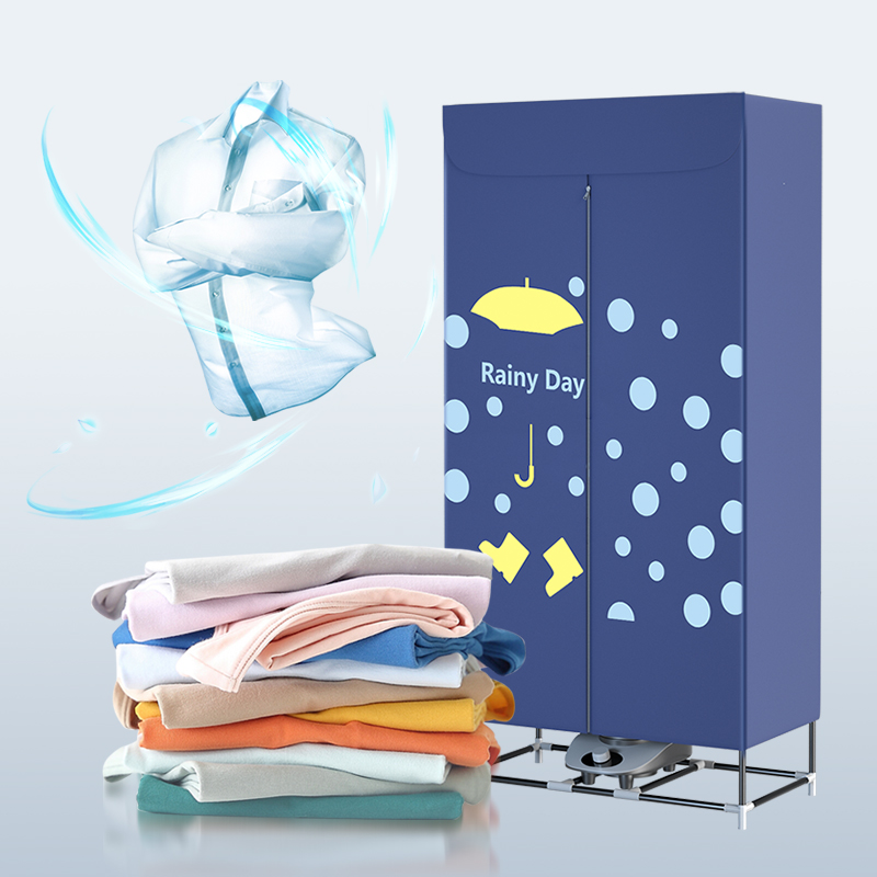 Cheaper Hot Air Airer Sterilization Home Laundry Hanger Iron Portable Fold Electric Machine Mini Clothes Dryer With Shoe Rack
