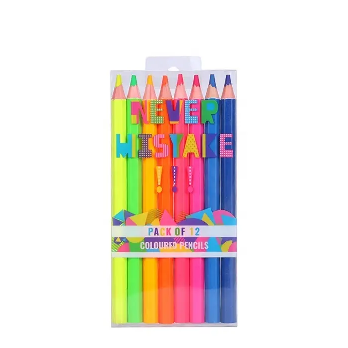 Eco-Friendly 24 Colour Pencil Wholesale Coloured Pencil Set Mini Color Painting Colour Pencil