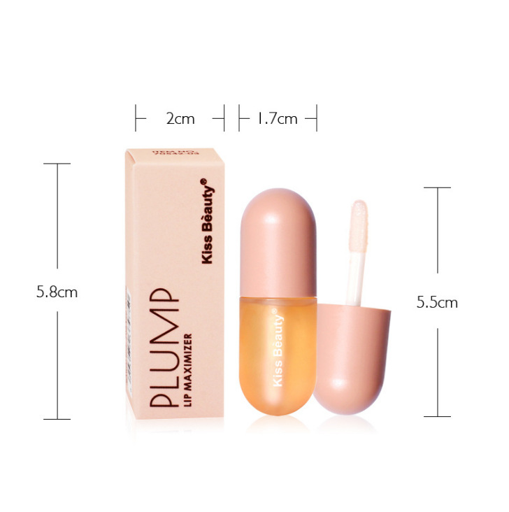 Reduce Fine Lines Natural Lip Plumper Beauty Lip Care Serum Vegan Private Label Lip Plumper Gloss
