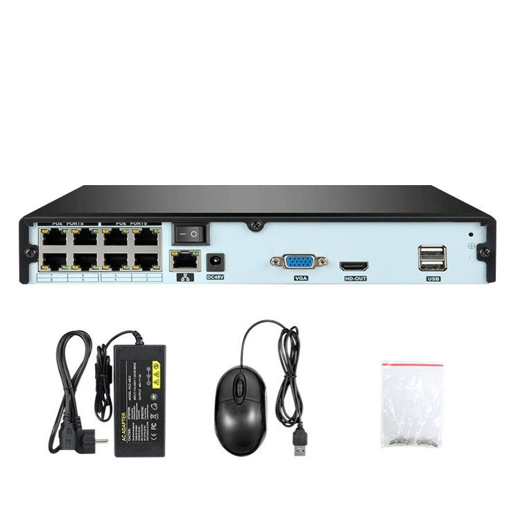 Iphone и Android App 4K/5.0MP удаленных регионов Seetong 8CH 5.0MP H.265 NVR POE IP камера